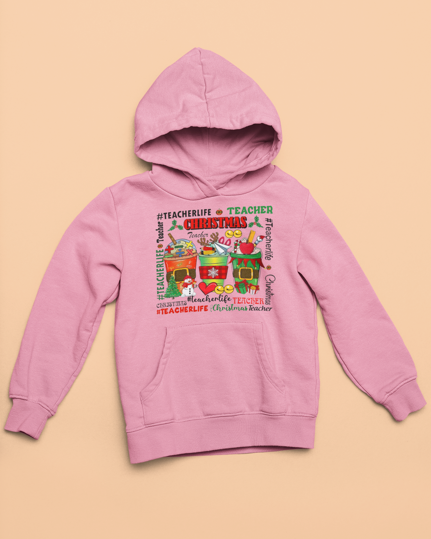 Gildan Hoodie 18500, Winter, Fall, Christmas, Teacher, Season, Heavy Cotton, Unisex